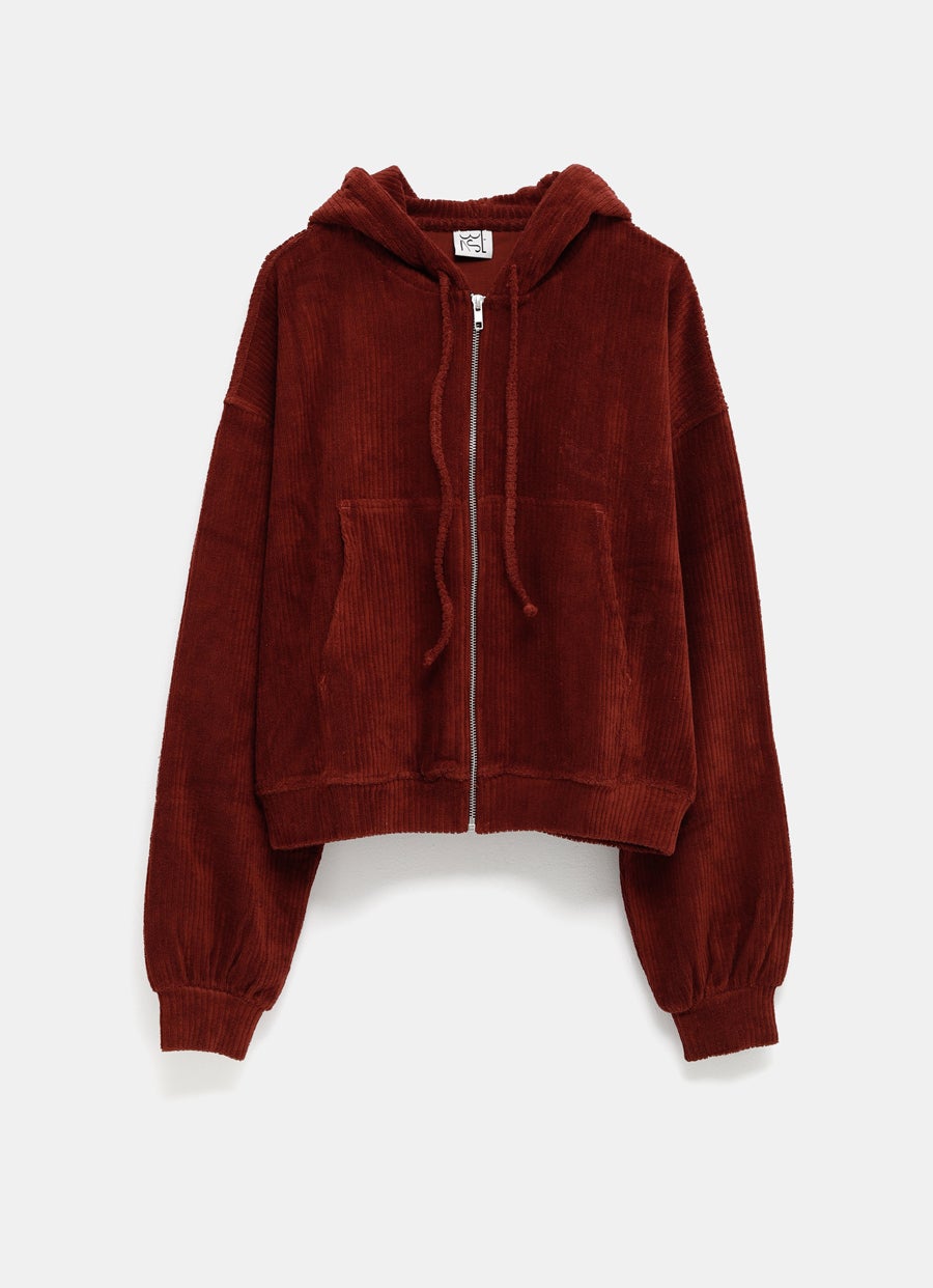 Ran Zipped Hoodie