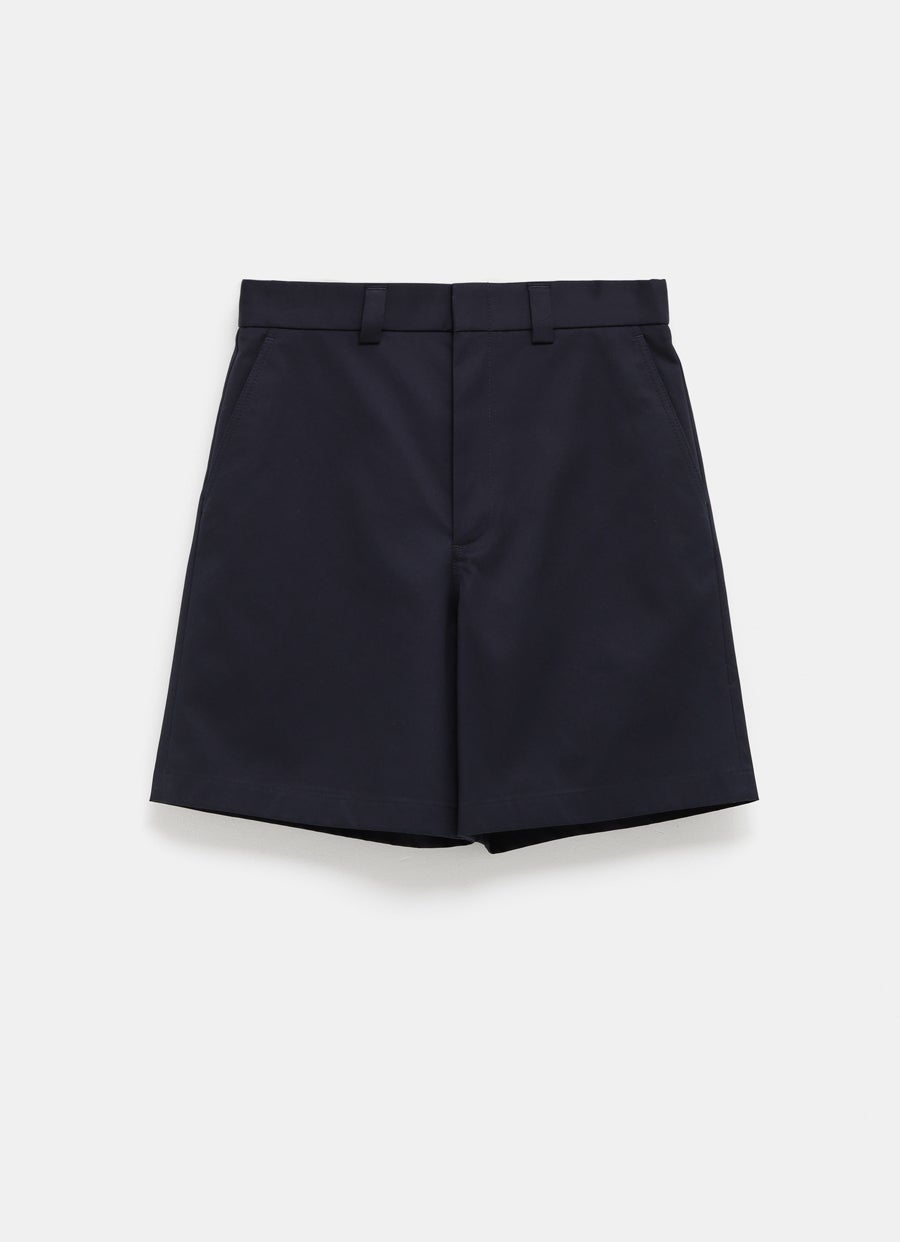 Double Cotton Twill Short with Web