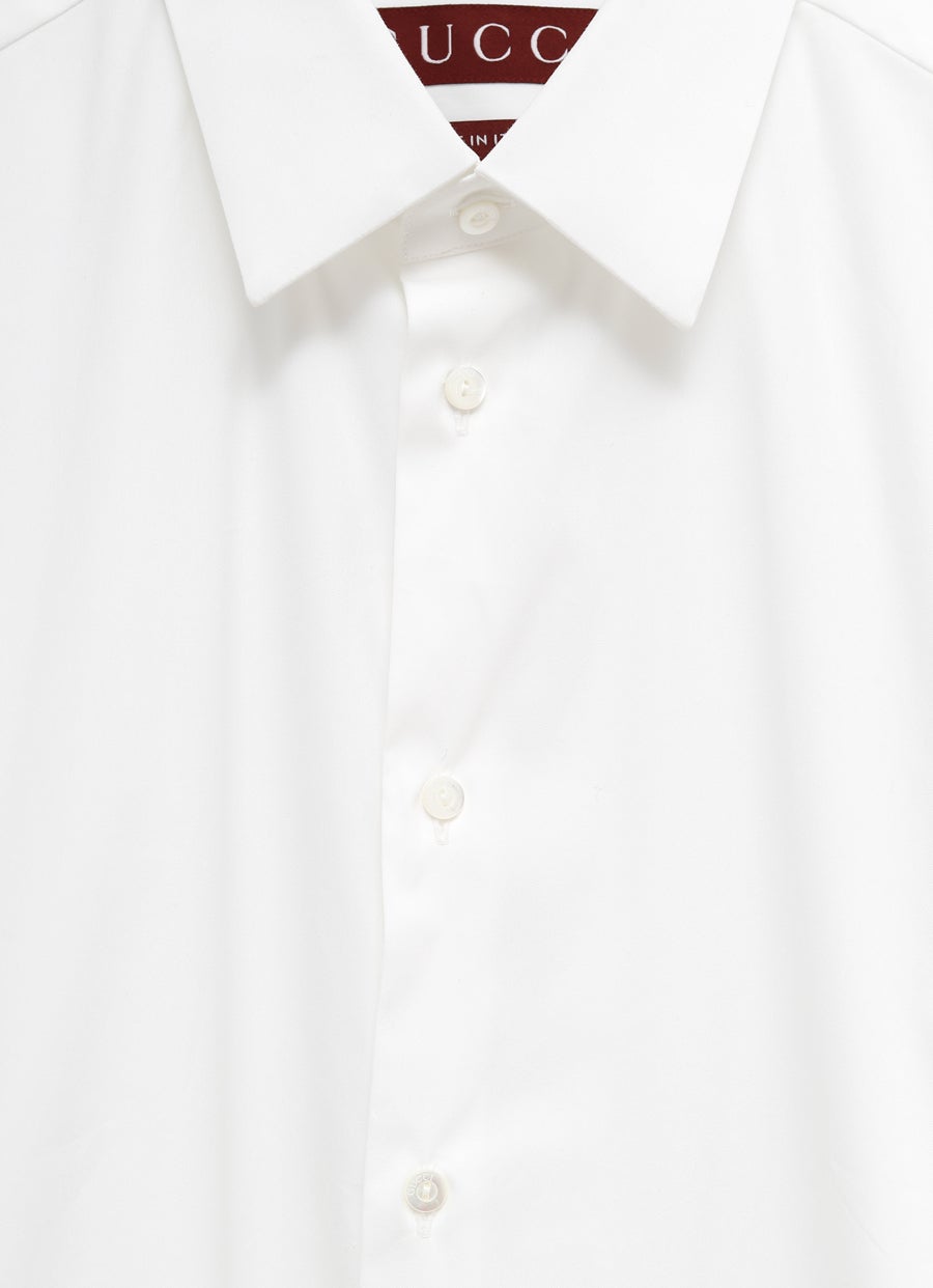 Stretch Cotton Poplin Shirt