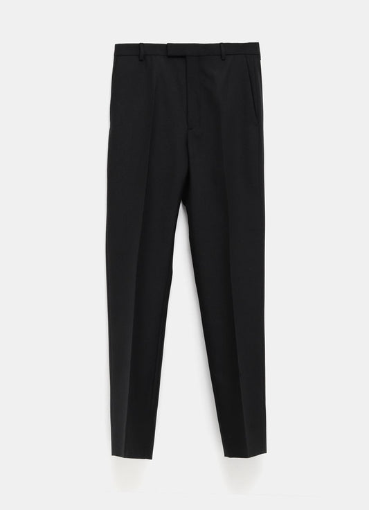 Wool Blend Twill Trousers