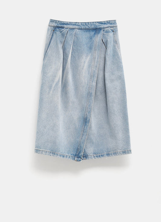 Denim Midi Skirt