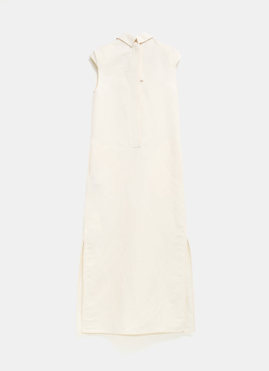 Sleeveless Shirt Dress