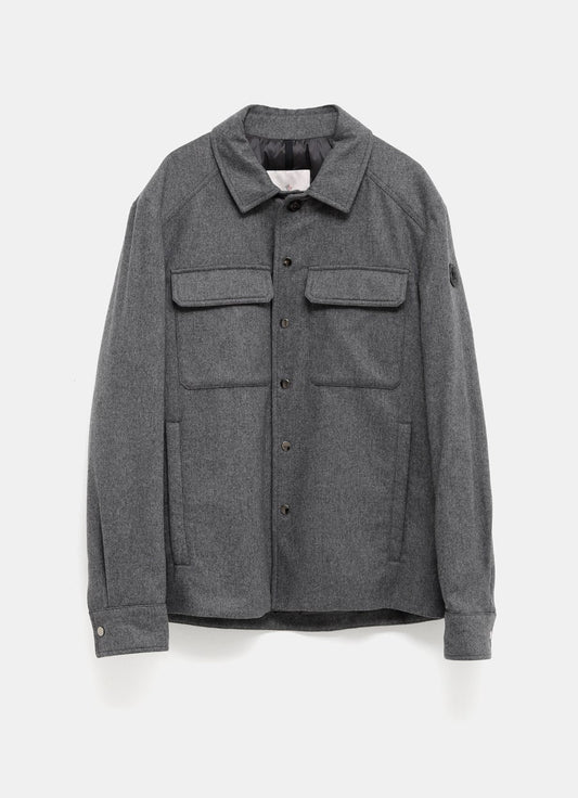 Larribet Cashmere Down Shirt Jacket for Men