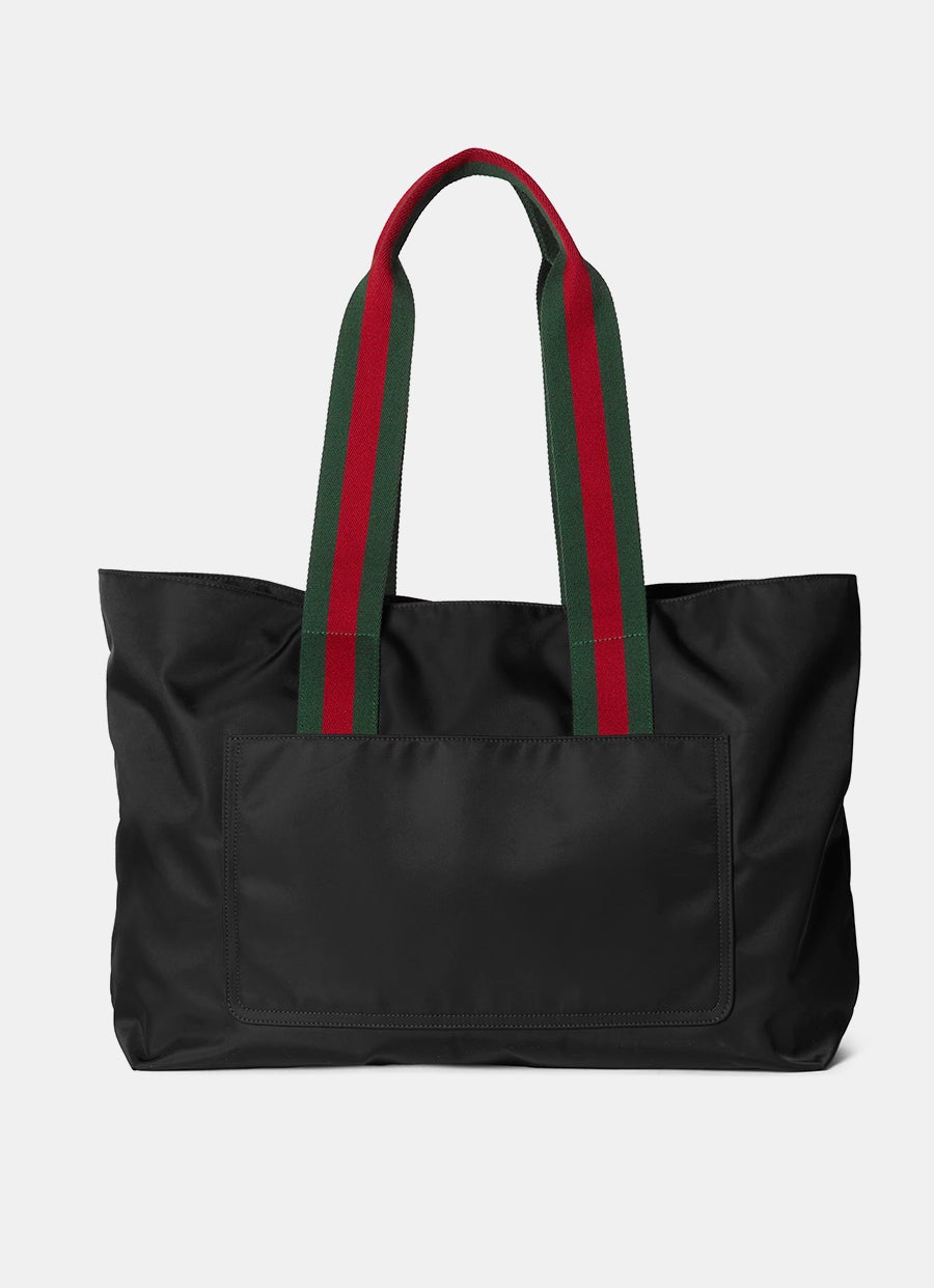 Large Tote Bag with Gucci Logo