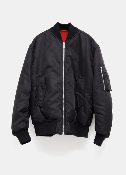 Nylon Twill Bomber Jacket