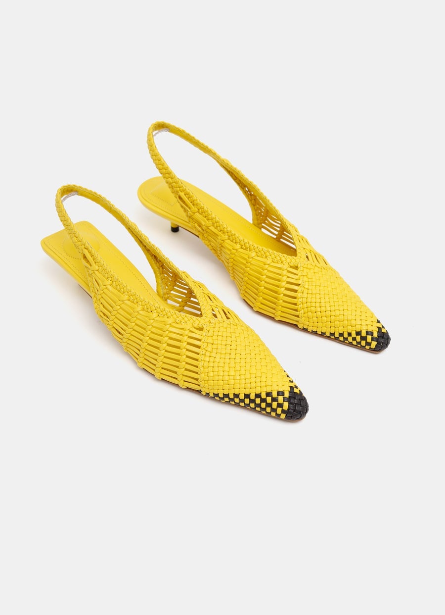 Low Cubisto Banane Slingback Shoes