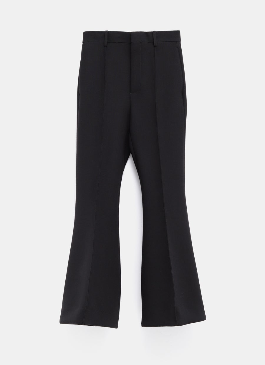 Flared Wool Pants