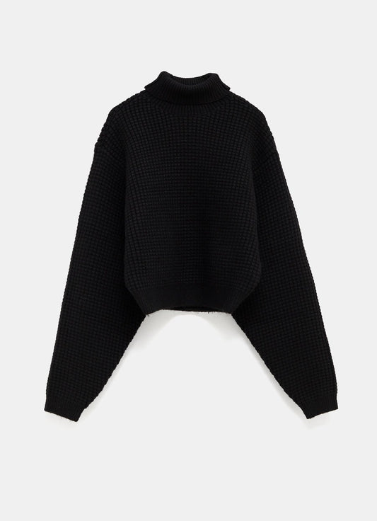 Heavy Waffle Turtleneck