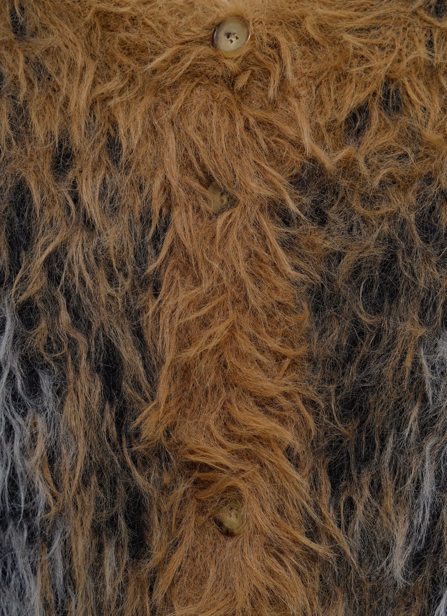 Hairy Gradient Cardigan