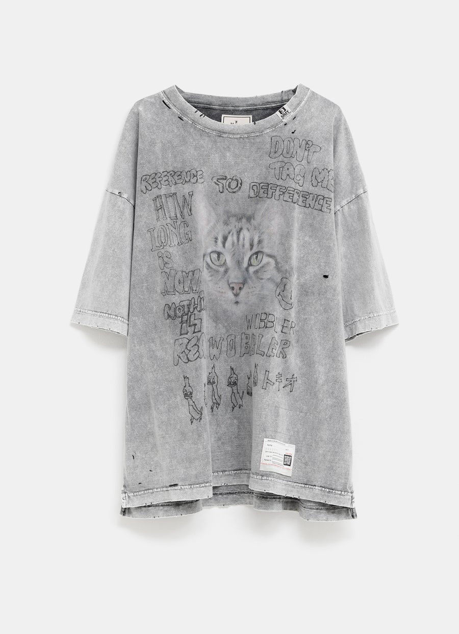 Cat Print T-shirt