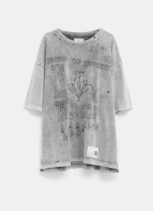 Cat Print T-shirt