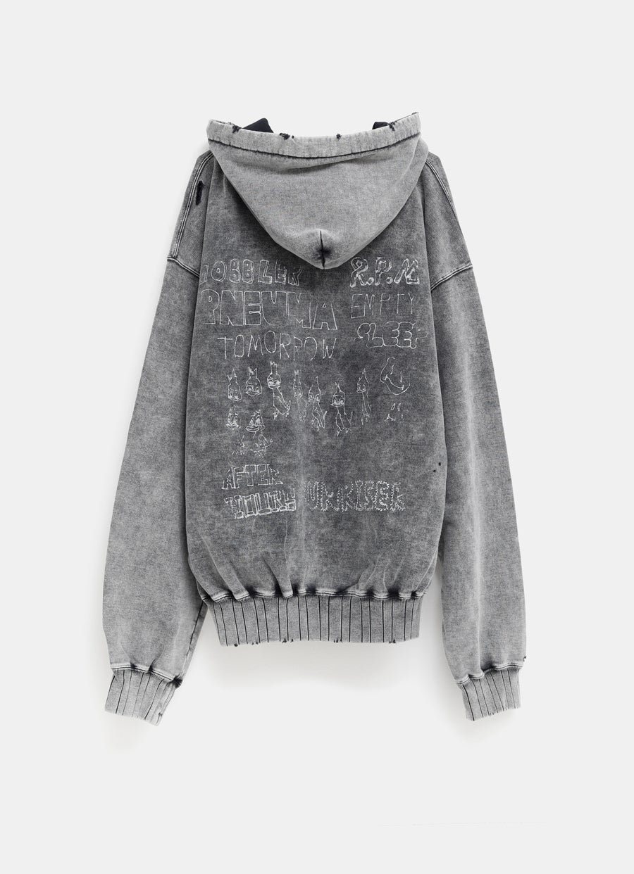 Distressed Hoodie