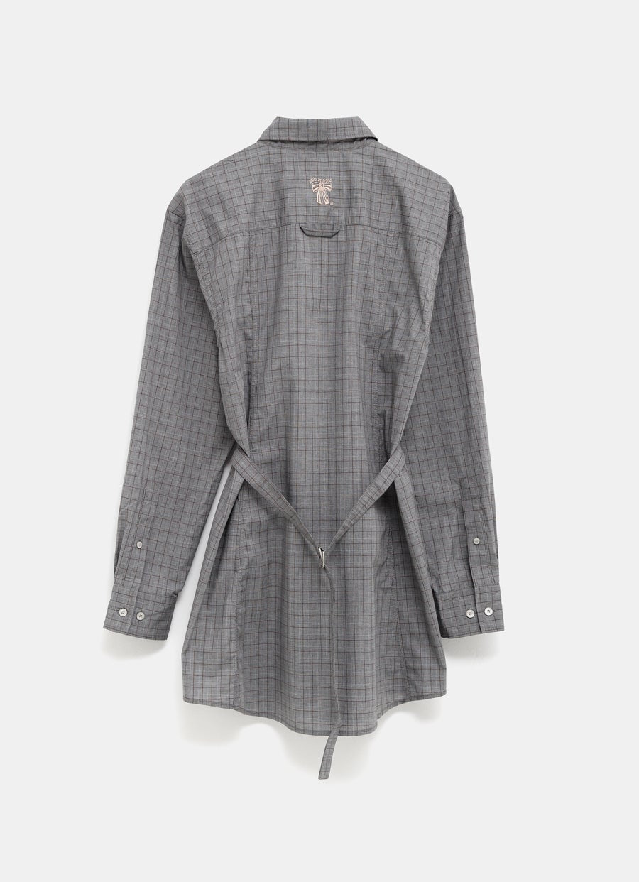 Checked Shirt Dress