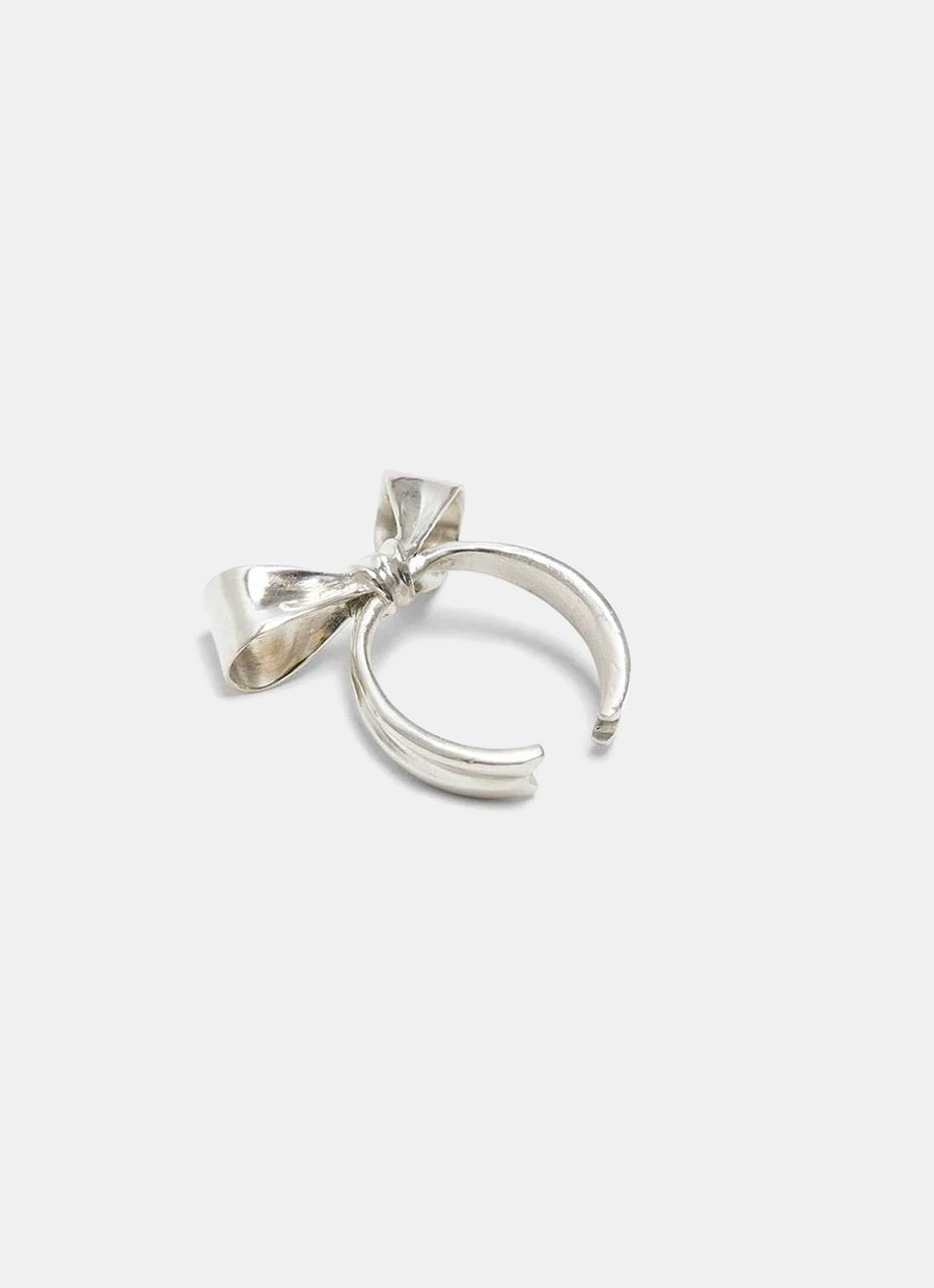 Bow Silver Ring