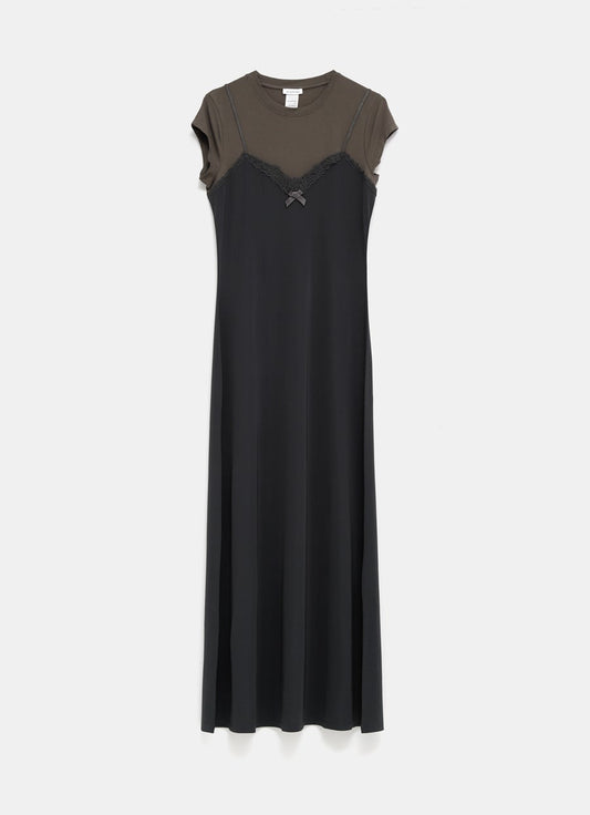Layered Jersey Dress