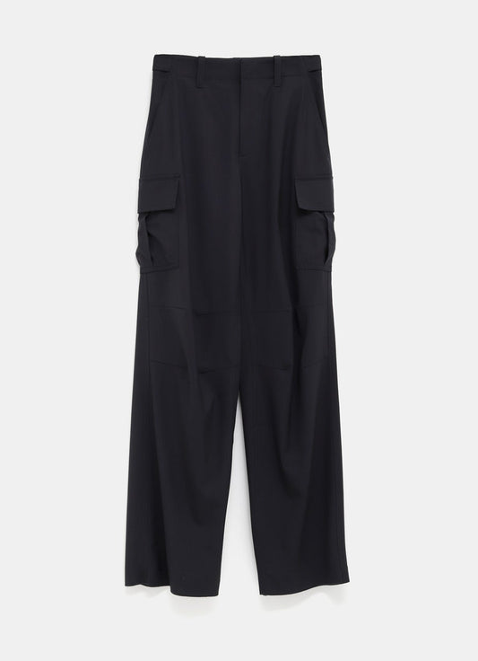 Fine Wool Cargo Trousers