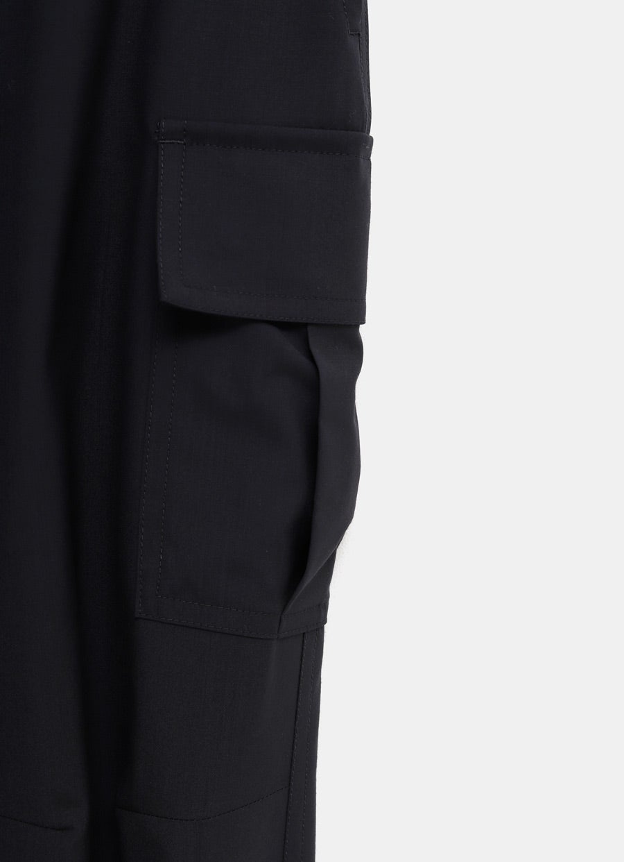 Fine Wool Cargo Trousers