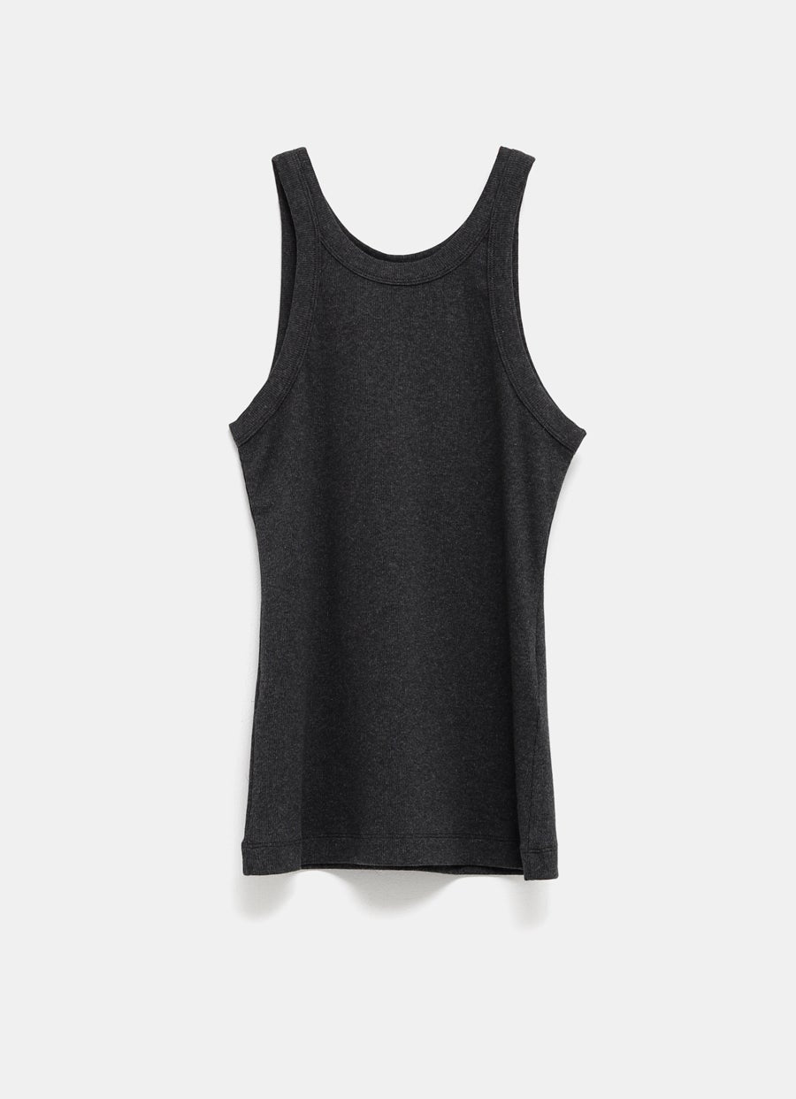 Curved Rib Tank Top