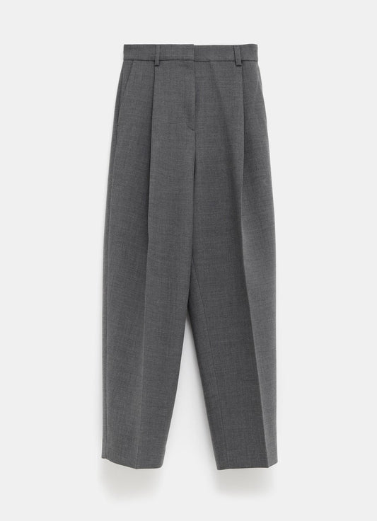 Pleated Straight Trousers