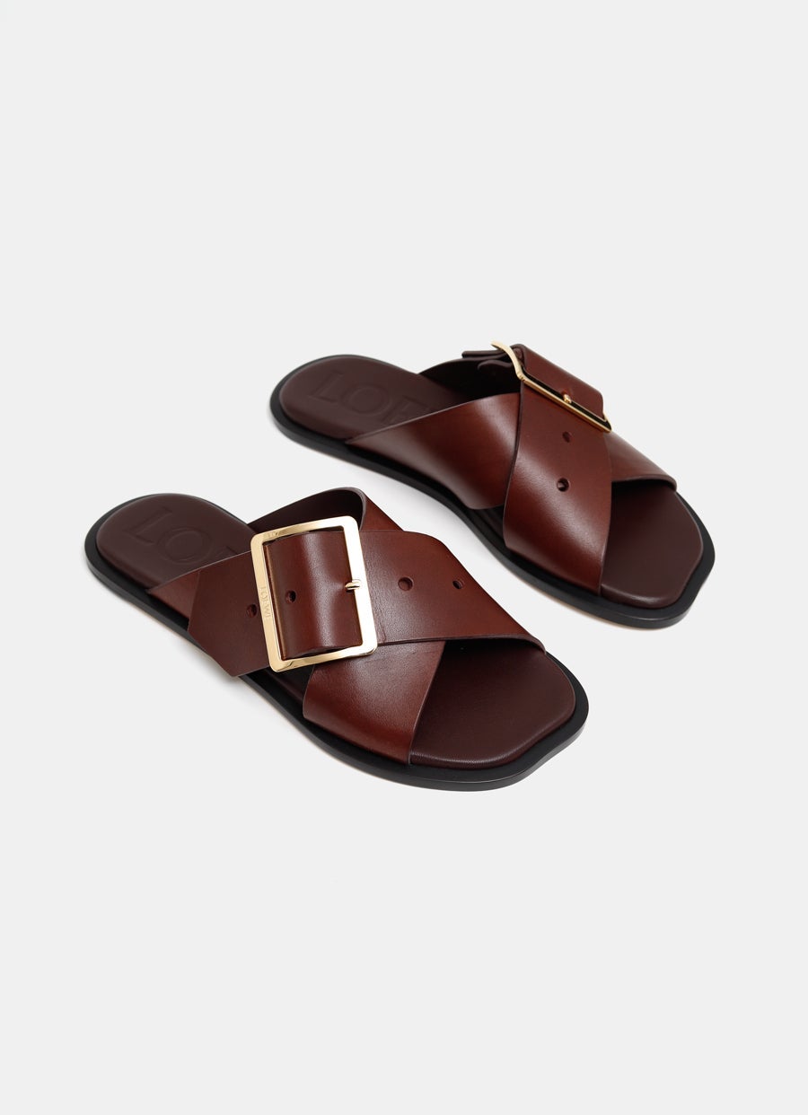 Petal Belt Flat Sandal