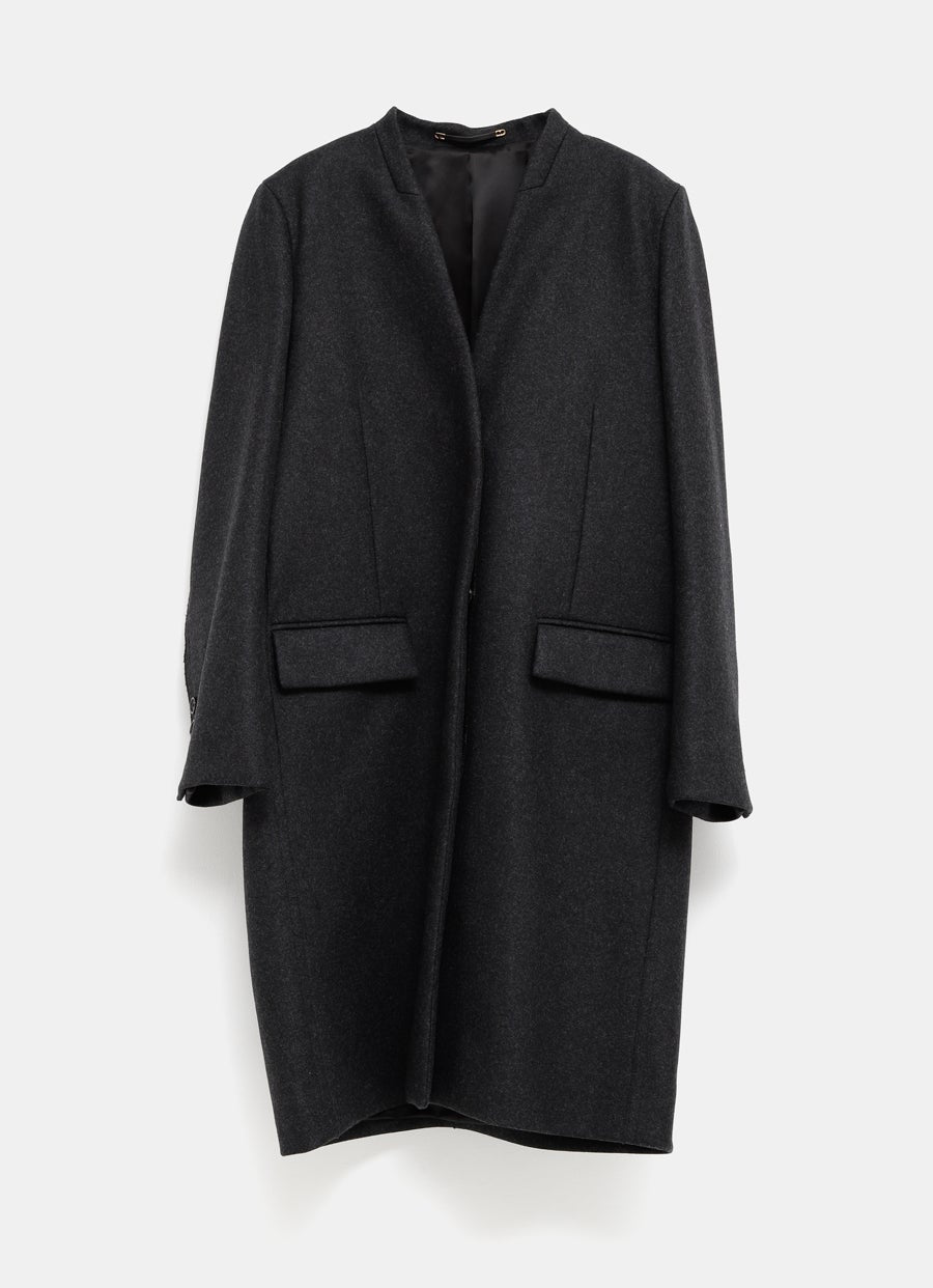 Deep Pleat Coat