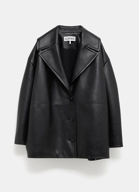 Short Leather Coat