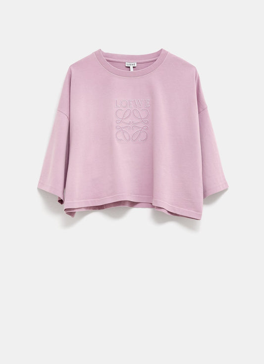 Cropped T-Shirt in cotton