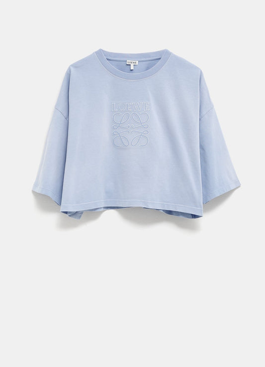 Cropped T-Shirt in cotton