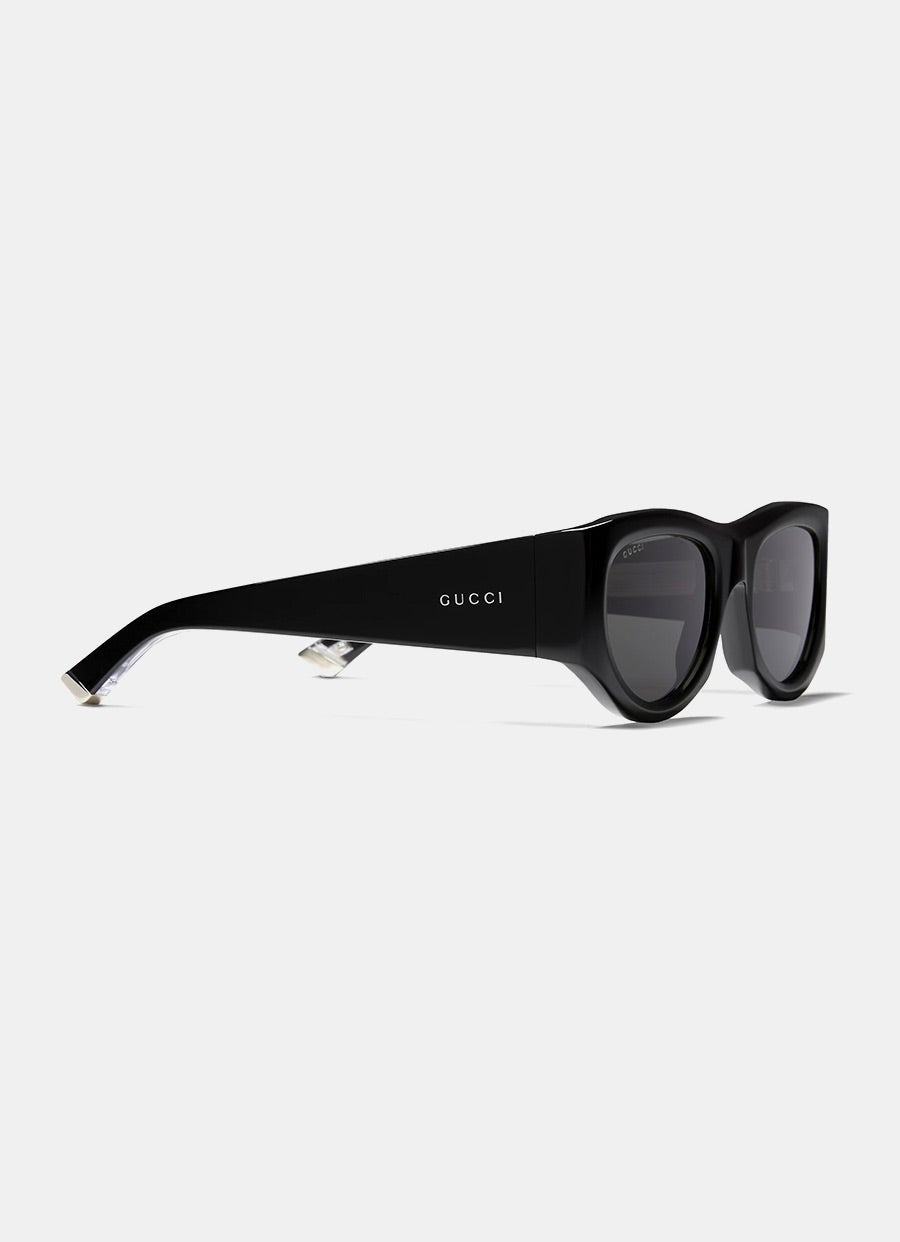 Rectangular-Frame Sunglasses