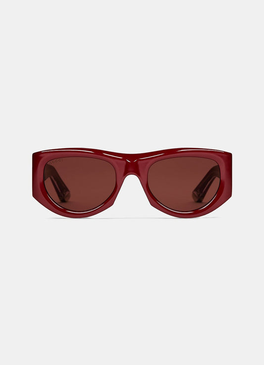 Rectangular-Frame Sunglasses