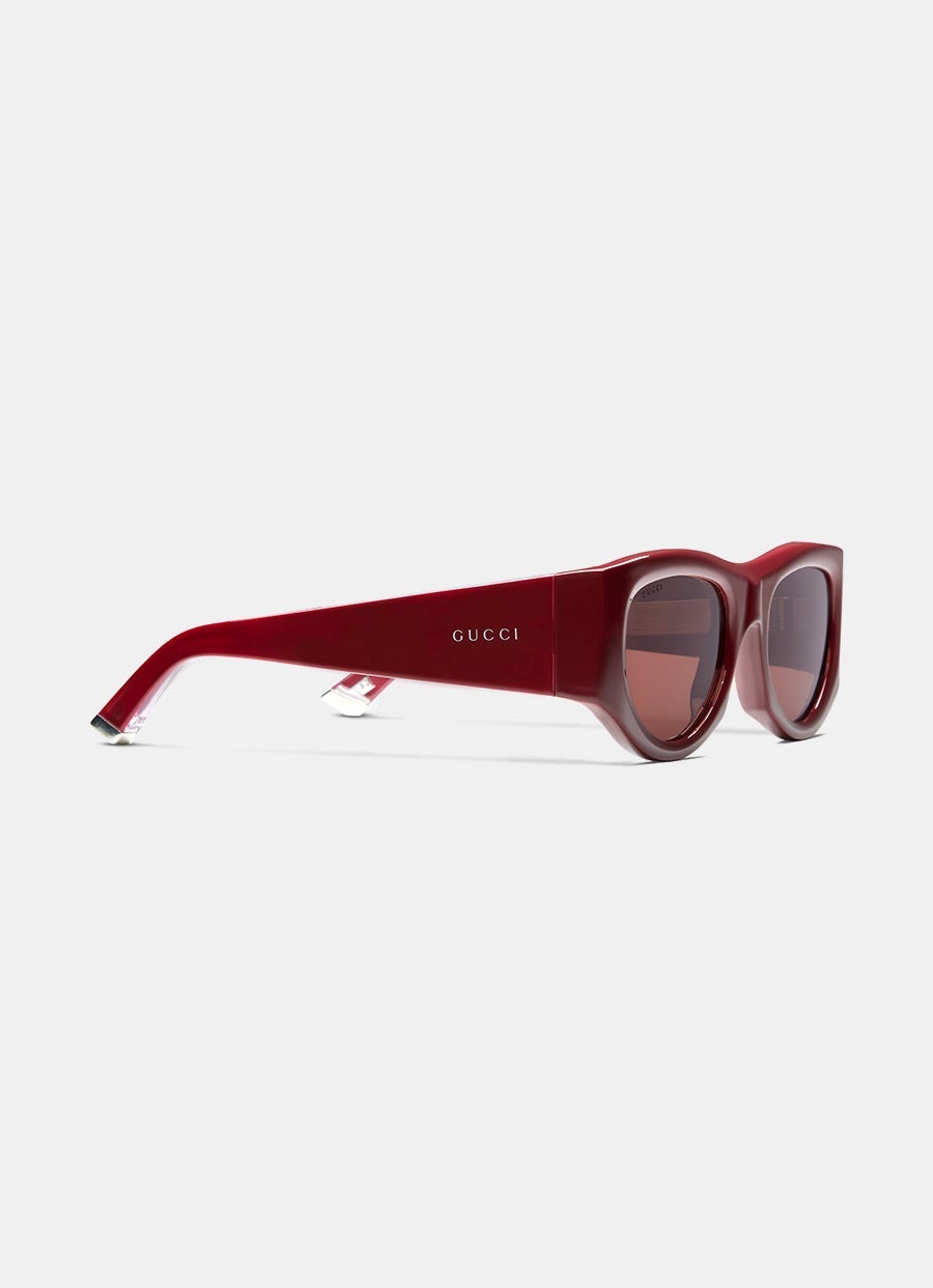 Rectangular-Frame Sunglasses
