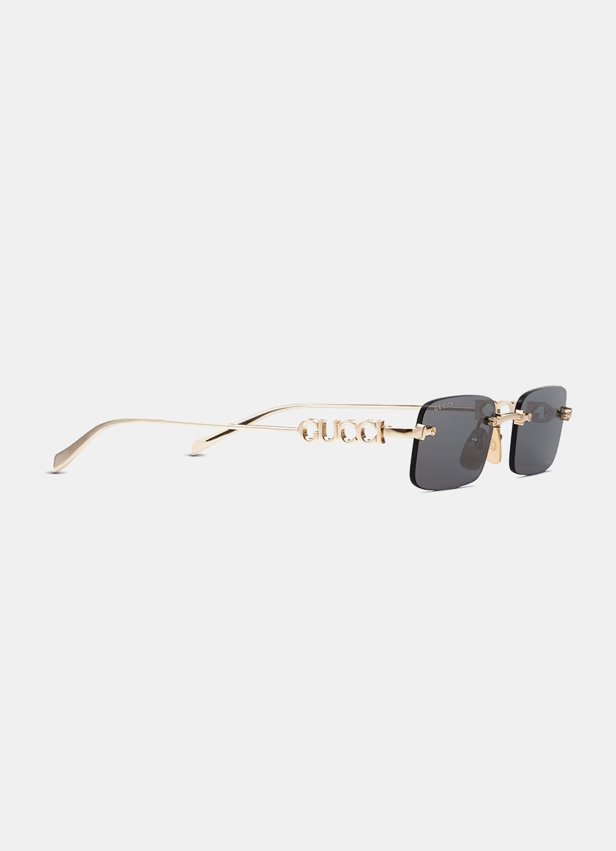 Rectangular Frame Sunglasses