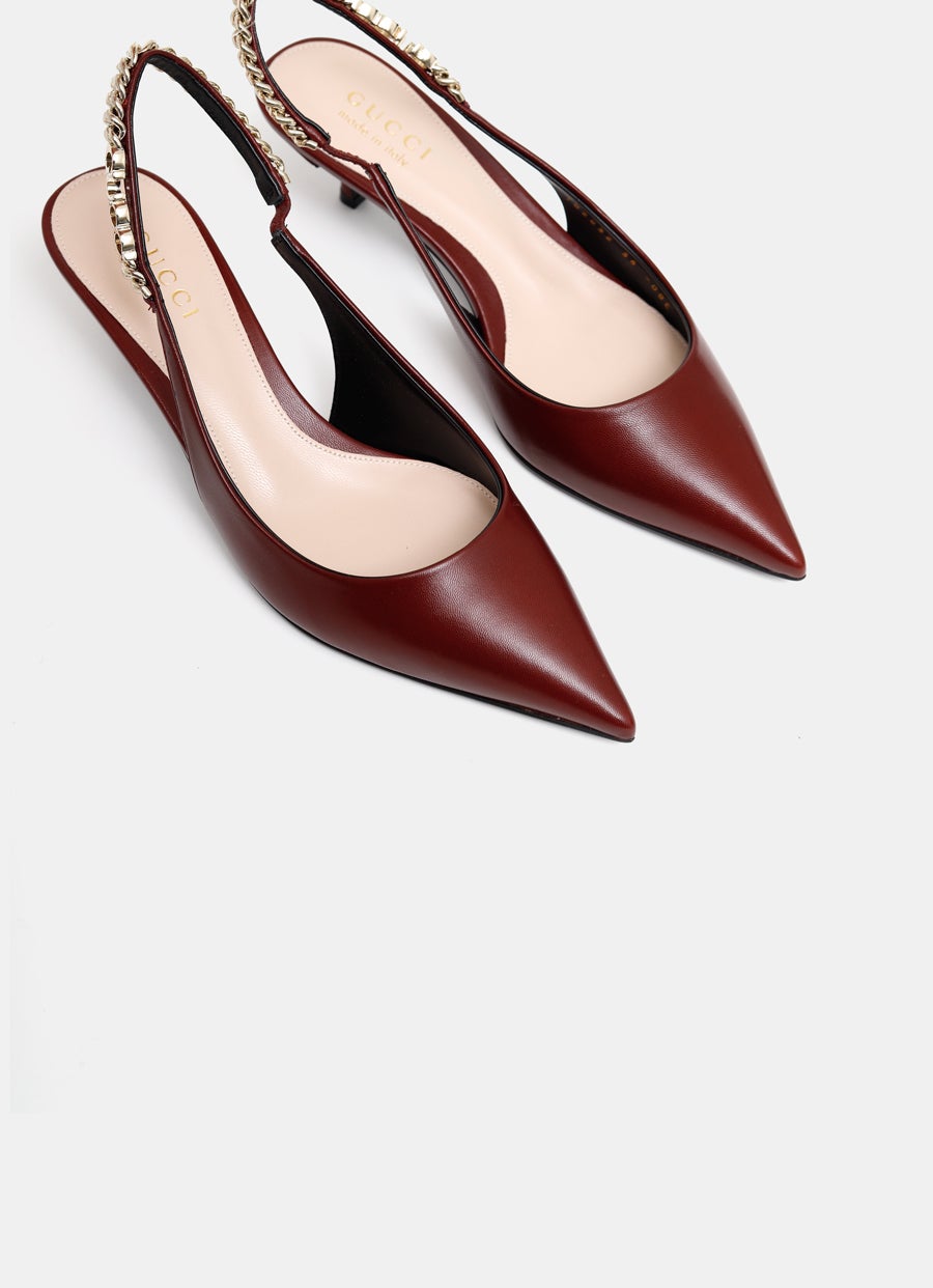 Gucci Signoria Slingback Pump