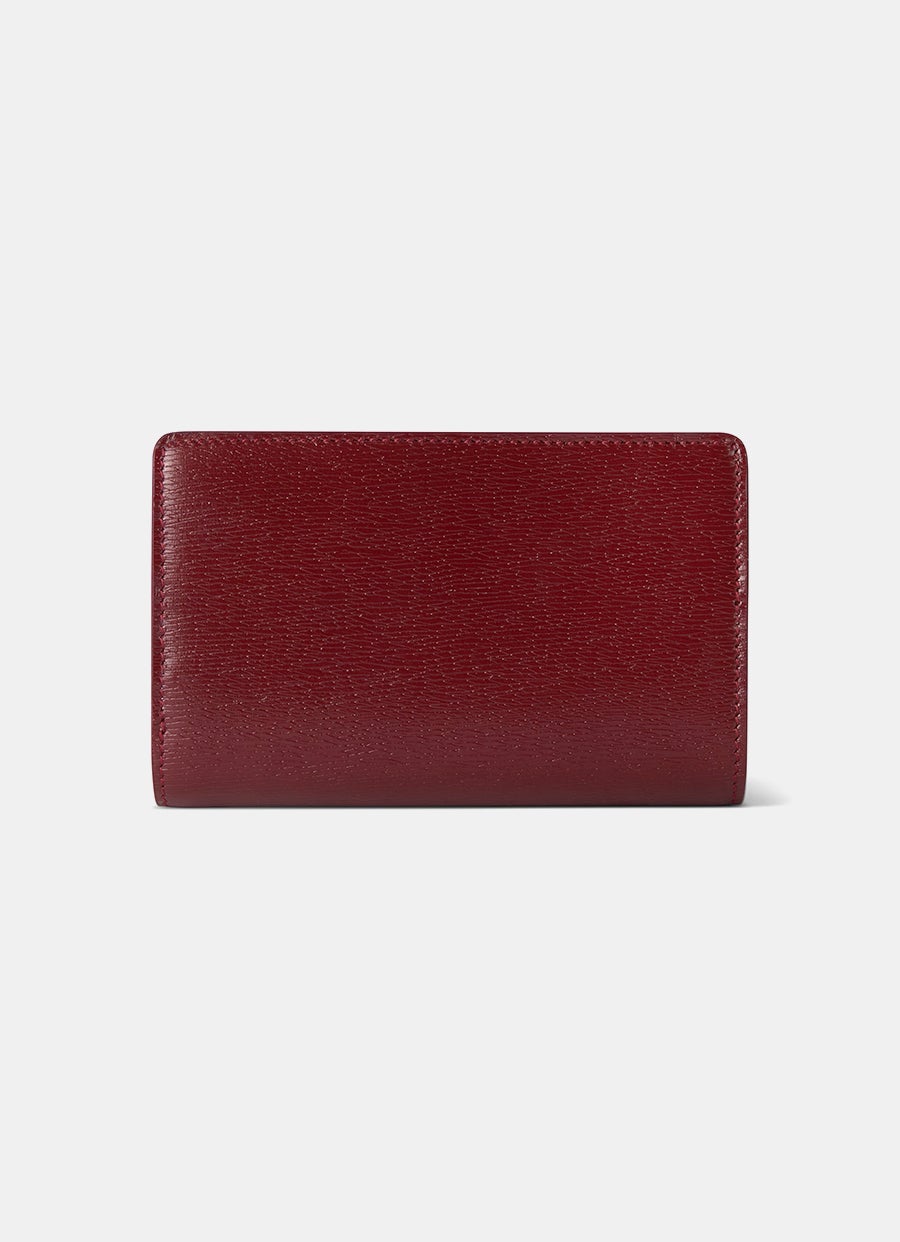 Card Case Wallet with Gucci Script