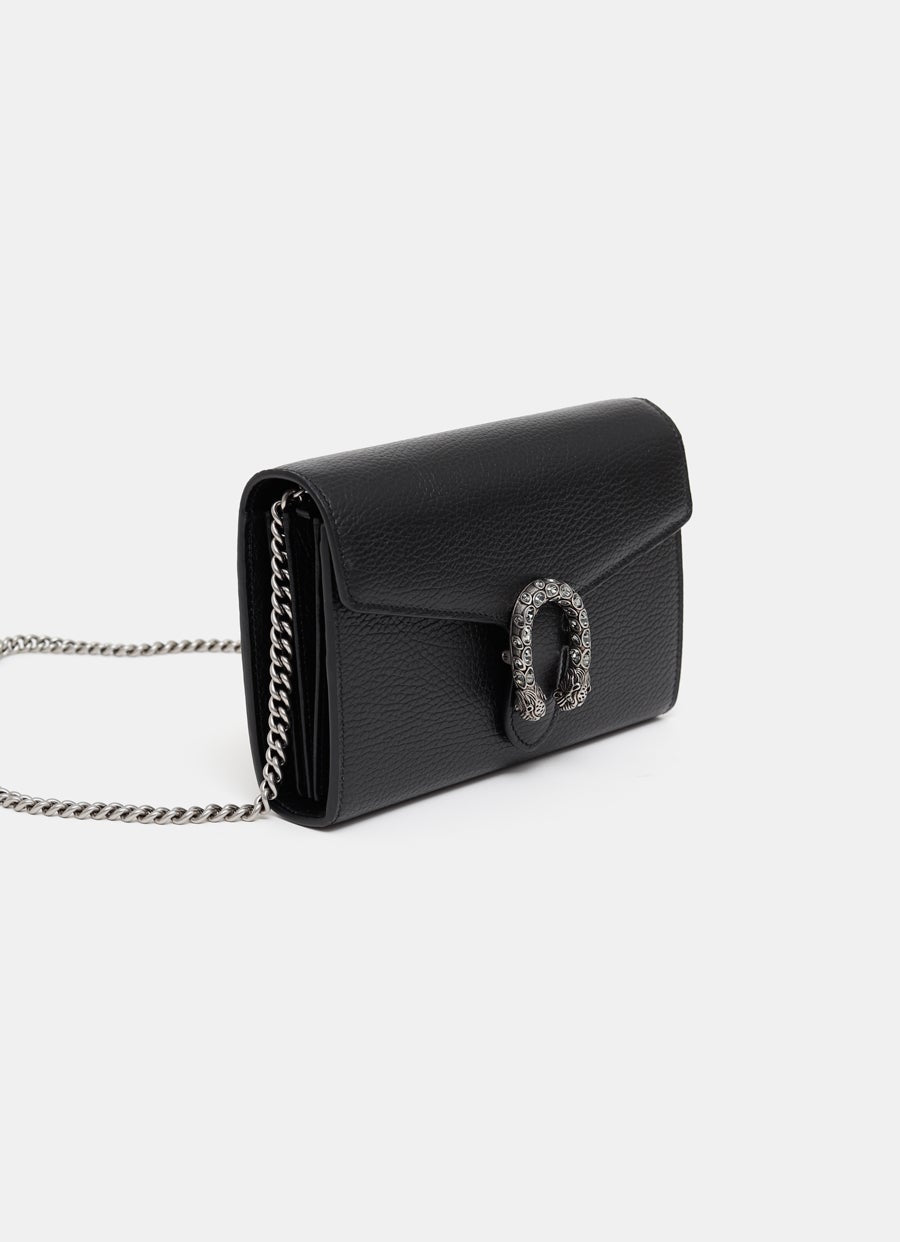 Dionysus Mini Leather Chain Wallet