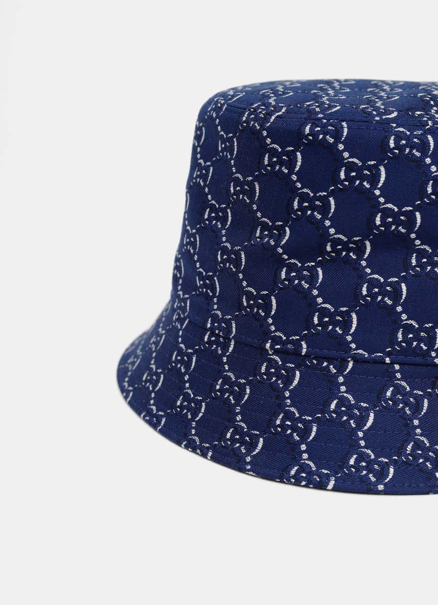 GG Cotton Jacquard Bucket Hat