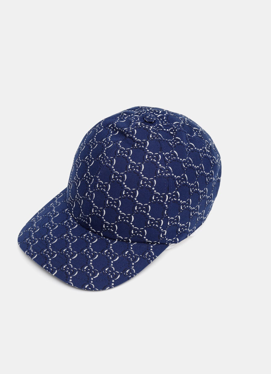 GG Jacquard Canvas Baseball Hat