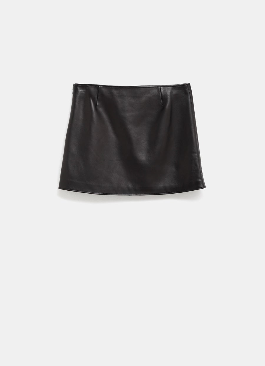 Leather Heritage Mini Skirt