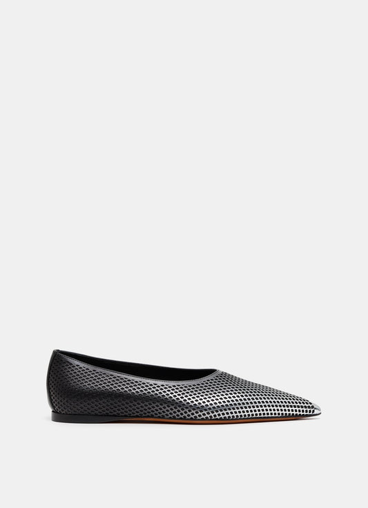 Mesh Flats in Dégradé Mesh Calfskin