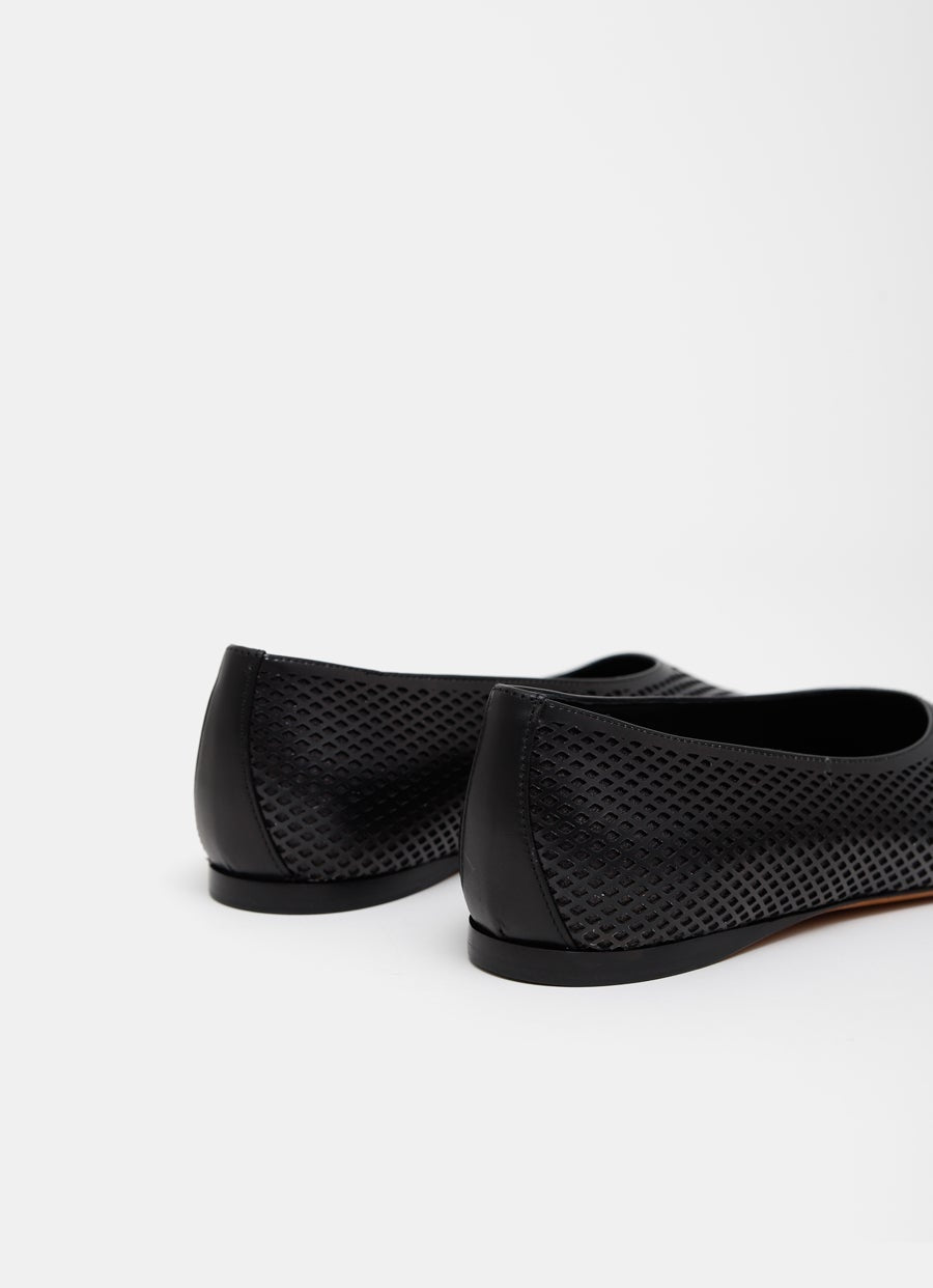 Mesh Flats in Dégradé Mesh Calfskin