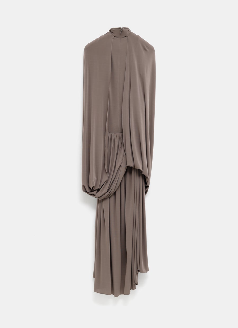 Cape Dress in Supple Jersey