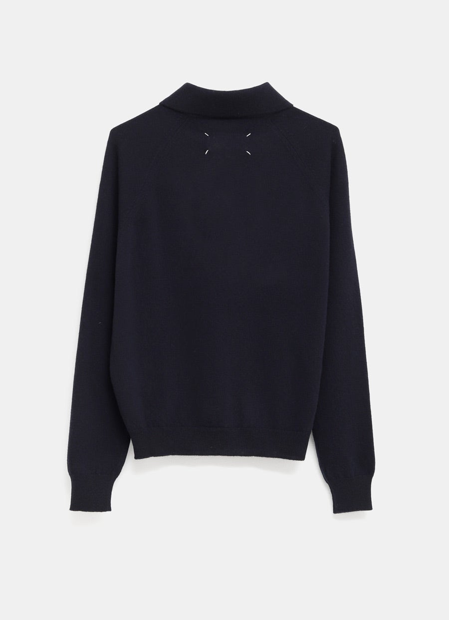 Wool Polo Neck Top