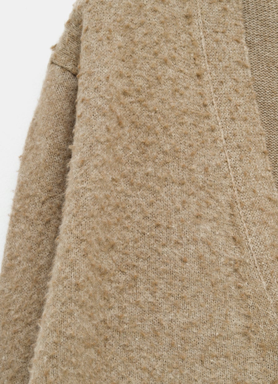 Washed Lambswool Cardigan