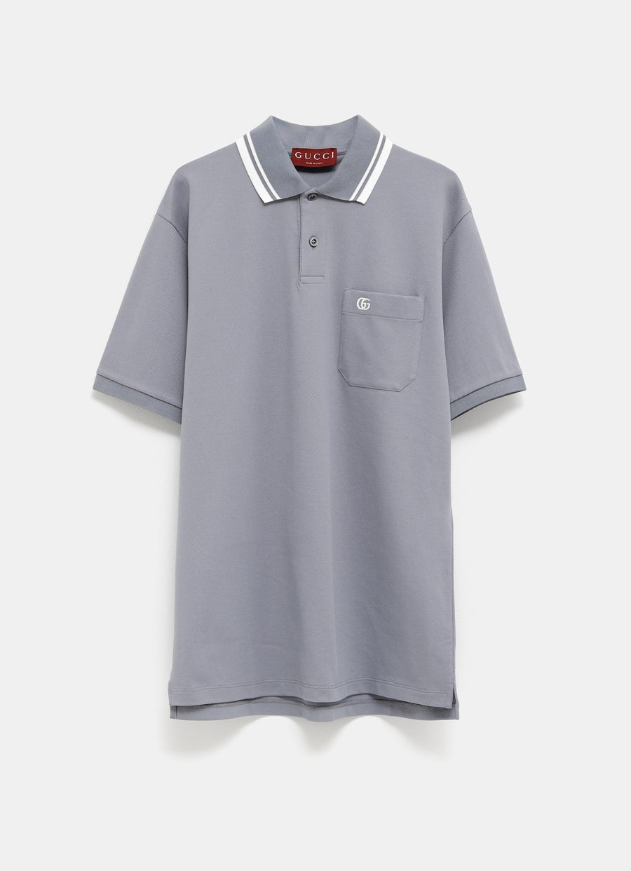 Cotton Polo Shirt with Web