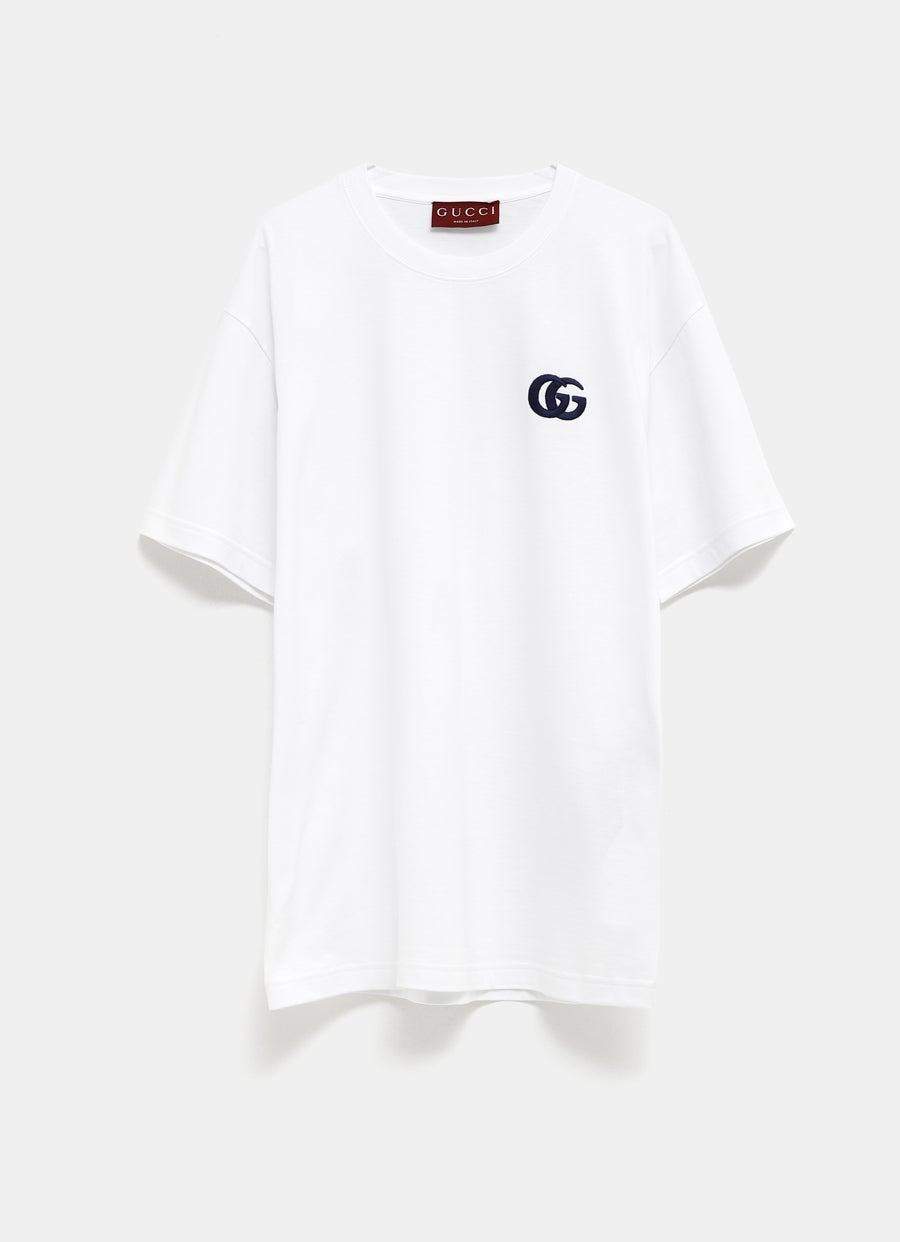 T-shirt with GG Embroidery for Men