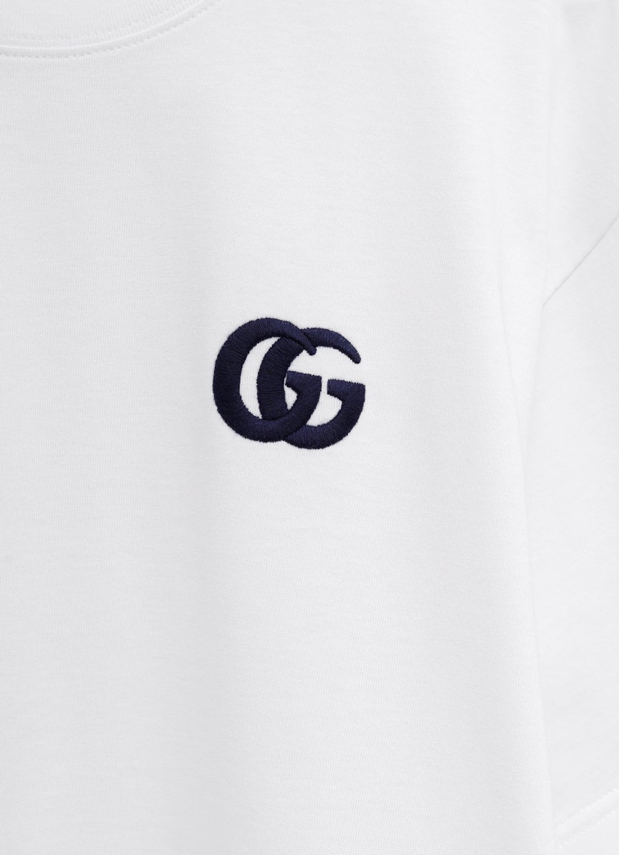 T-shirt with GG Embroidery for Men