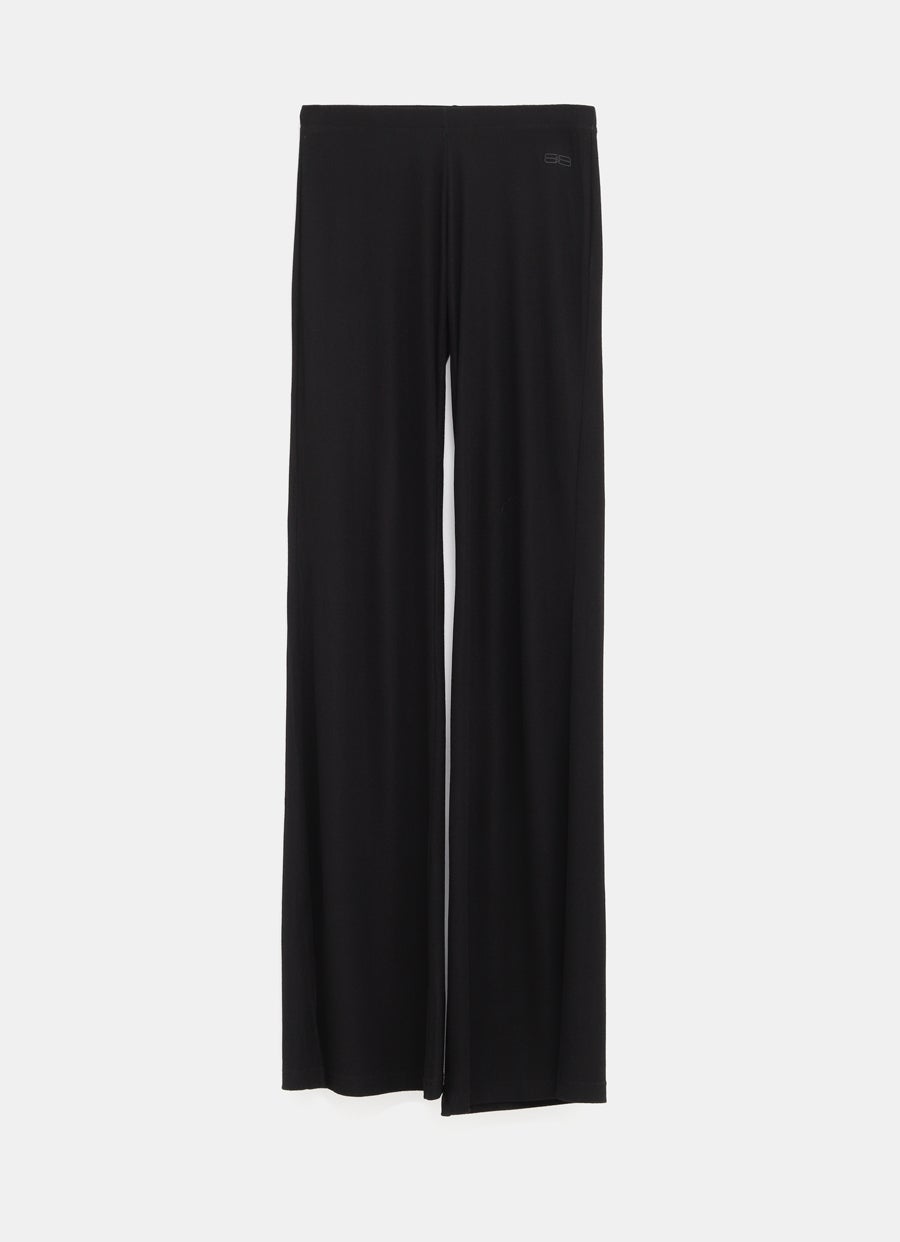 Elastic Pants in crepe velvet