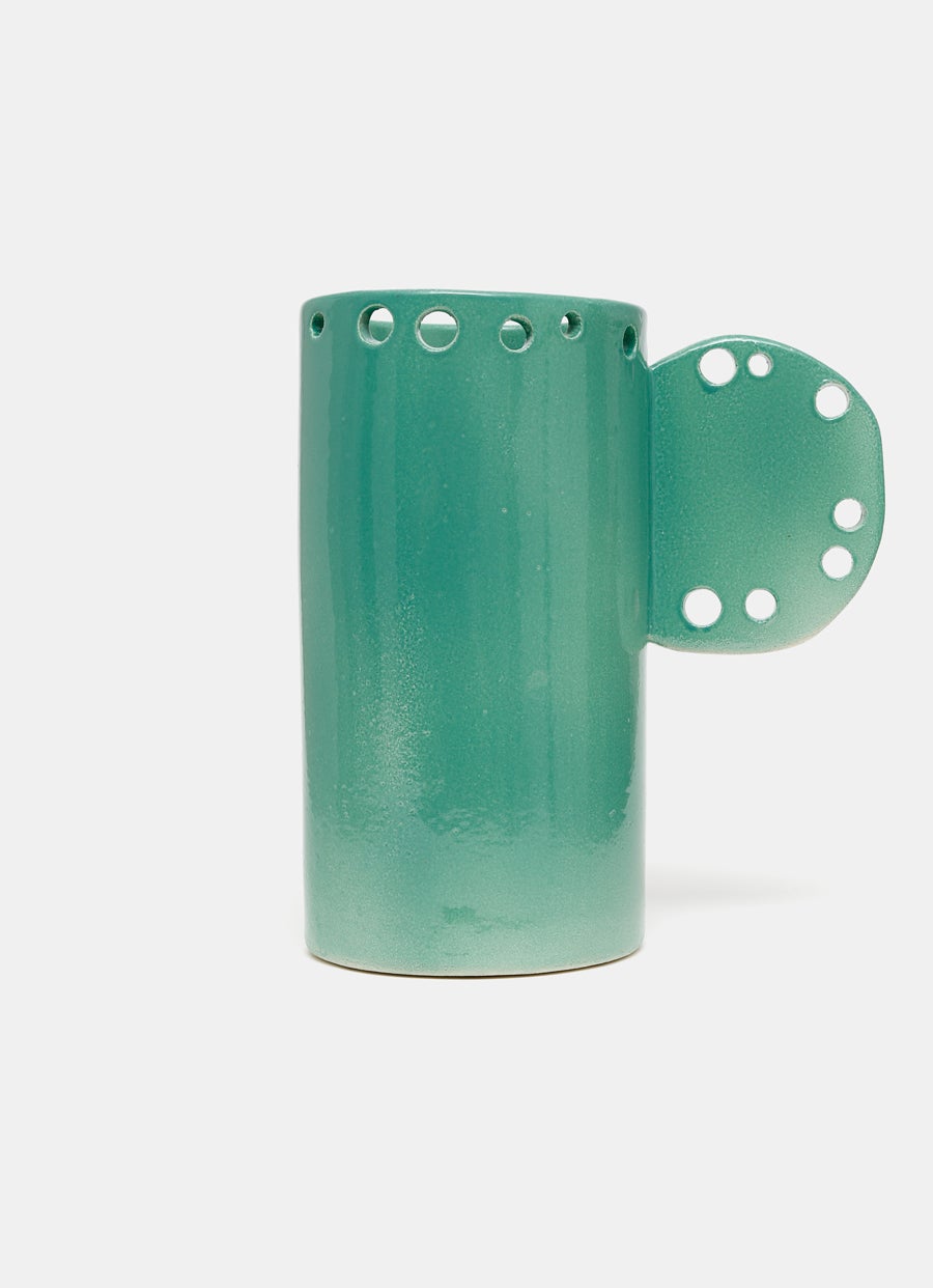 Green Vase with an Ear