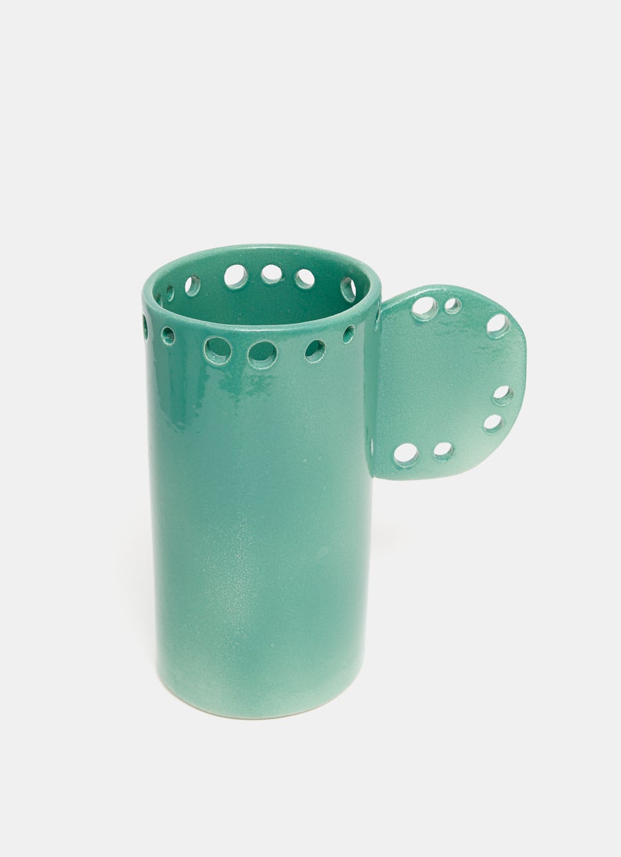 Green Vase with an Ear