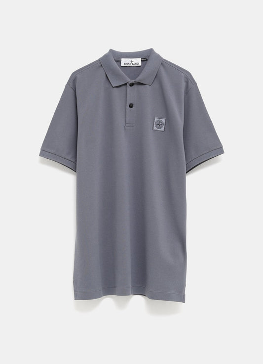 Compass Logo Patch Polo Shirt for Men